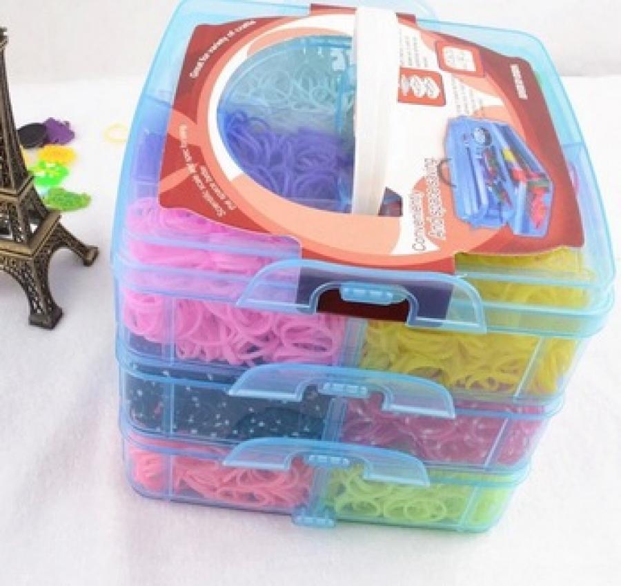 1 Rubber loom bands kit Colorful in Pakistan